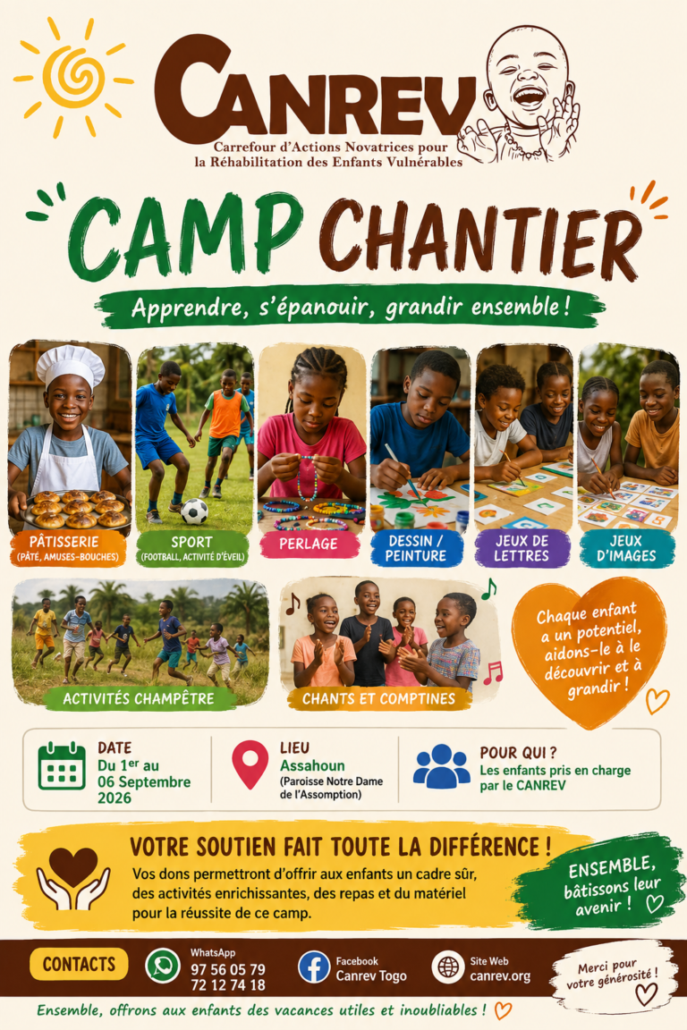 CAMP CHANTIER CANREV 2026